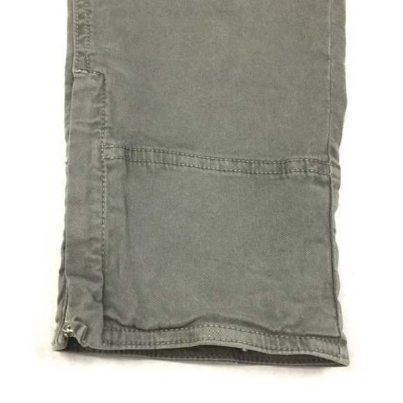 J Brand Army Green Ankle Zip Jeans! EUC! - Picture 5 of 11